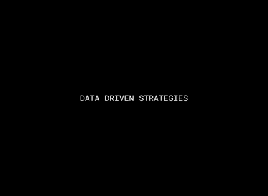 data driven strategies