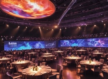 A conference room equipped with our AV technology.