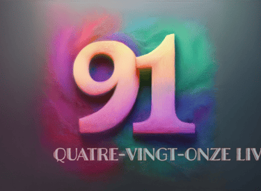 Logotipo de Quatre-Vingt-Onze Livres, página de promoción literaria