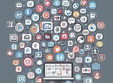 A graph showing increasing profits and growth on a computer screen.