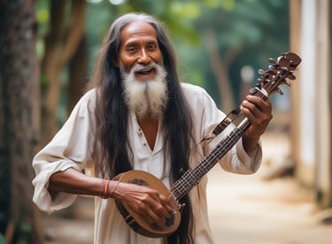 A vibrant illustration representing Bengali storytelling.