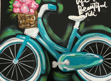 pring Bike paint party on January 4 in Cozumel