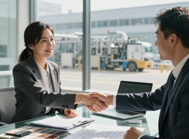 A vibrant market setting features a vendor and a customer in exchange. The vendor, smiling warmly, hands over a basket filled with fresh greens. The market stall is abundant with various vegetables such as tomatoes, carrots, and radishes, neatly displayed. Overhead lighting casts a bright, inviting glow, and signage suggests digital payment options.