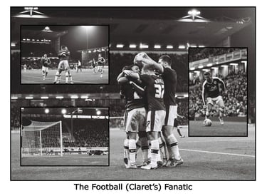 photograph of football, soccer, BFC, Clarets