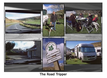 Travel, motor homing, people enjoying themselves