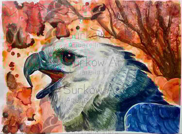 aquarell-adler-harpyie-vollansicht-surkow-art-paul-surkow