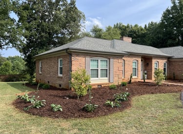 Flower Bed Mulch Plants