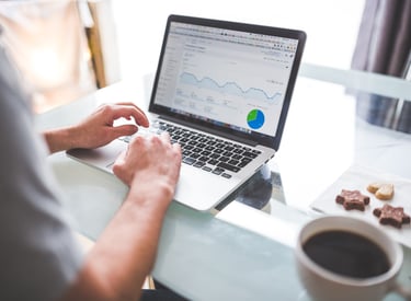 Someone generating reports