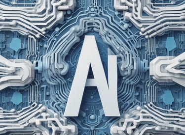 A computer chip with the letter ia printed on it