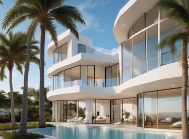 A two-story house under renovation with new brickwork being added. A black tarp covers construction materials in the foreground, surrounded by wood and other building materials. The house features a light brown exterior with two windows on the upper floor, white-framed doors, and a partially completed extension on the ground floor.