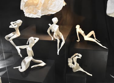 installations sculpture papier millau