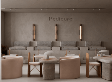 zona pedicura de beauty salon