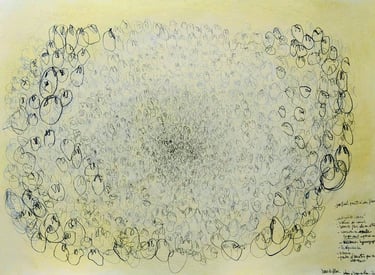 karine-nguyen-van-tham-dessin automatique, Dans le flux, mine graphite sur pastels secs