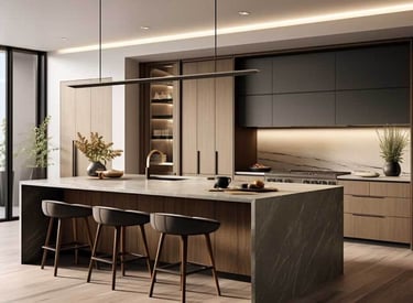 large island kitchen cabinets