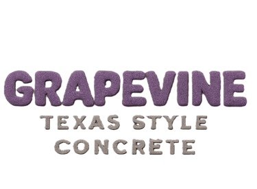 Grapevine Texas Style Concrete Logo