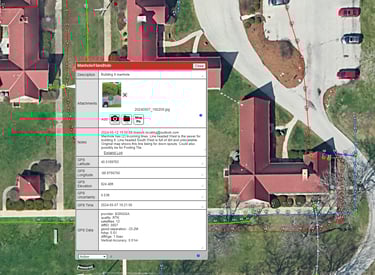 Example of GIS Mapping software