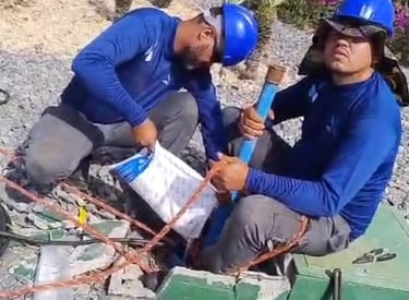 Perfuração e limpeza de poço artesiano em Fortaleza