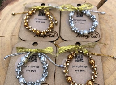 Web construction children bracelets