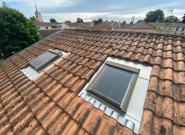 chantier velux zinc