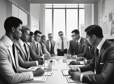 A close-up view of a wheelchair showing detailed parts of its wheels and frame. The wheelchair is positioned on a carpeted floor next to a black leather chair. A person's hand rests on the armrest while one leg is visible, wearing jeans and white sneakers.