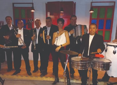 a bandleaders in a bandleaders band playing instruments