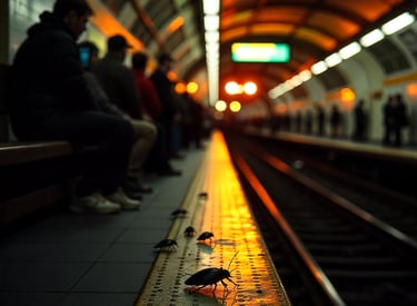 as baas baratas são cada vez mais uma praga assustadora. estão aos milhares nos esgotos.