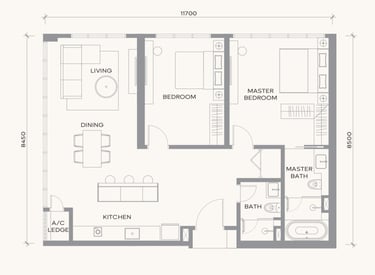 Layout Floor Plan Type J Khaya Residences Bangsar
