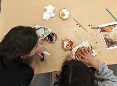 Atelier de médiation "peinture préhistorique"