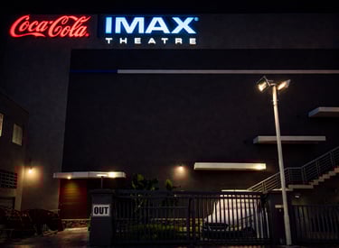 Coca-cola IMAX Illuminated signage installation in Lekki by SignWriters