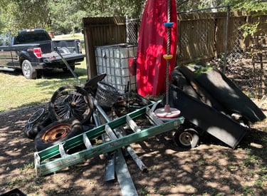 Scrap Metal In Need Of Pickup