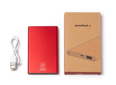 bateria externa de aluminio reciclado