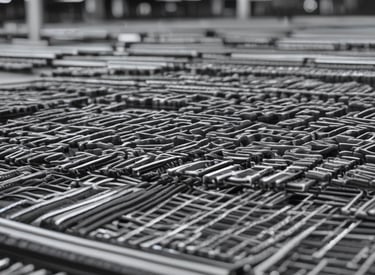 A laboratory scene with scientists working on nanotechnology applications in healthcare.