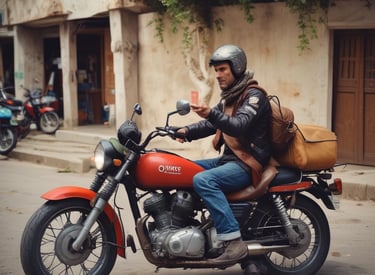 A sleek and modern web interface displayed on a laptop screen.