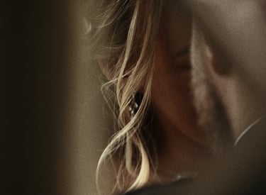a woman with blonde hair
