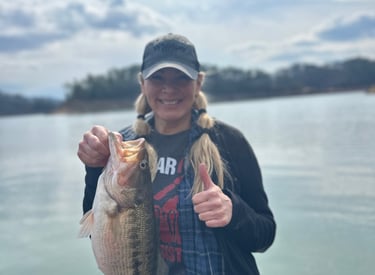 happy client holding a Huge fish