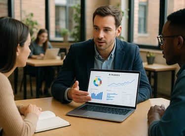 AI Analytics with custom coding software solutions Australia