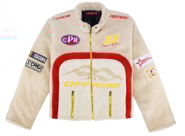 Flat lay image of a female jacket 