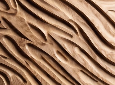 madera tallada con cnc