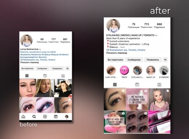 Custom graphics designed for Instagram and Facebook posts to increase brand awareness