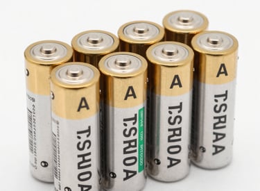 A customer browsing battery options on a classic-themed online store interface.