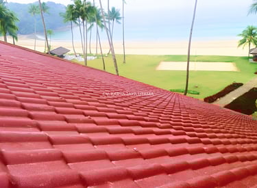 Genteng uPVC Royalroof untuk proyek Villa