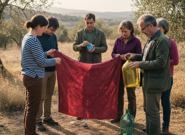 Exploración de la percepción y el color durante retiro EntEra