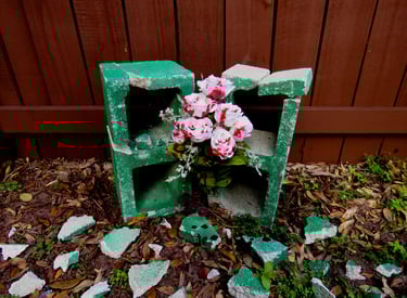 Simping for cinder blocks