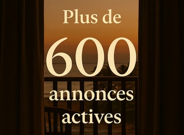 Vue d’un hôtel méditerranéen au lever du soleil, illustrant le portefeuille de plus de 600 annonces actives sur Hospitalium e