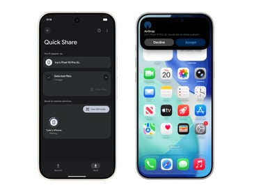 Android e iPhone finalmente conversam: Quick Share permitirá enviar arquivos direto para o iOS