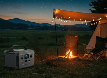 Best portable power station for camping 2025 powering various devices in outdoor settings
