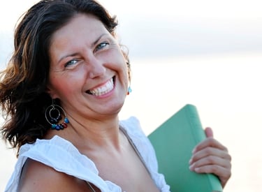 This is a confident woman entrepreneur who has gained the habit, productivity and strategy