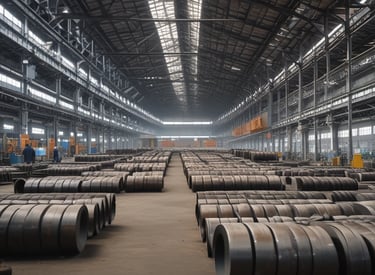 An industrial site in the oil and gas sector.