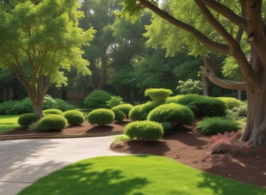 A well-manicured lawn with vibrant green grass.