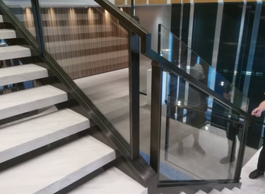 Staircase Handrail Glass